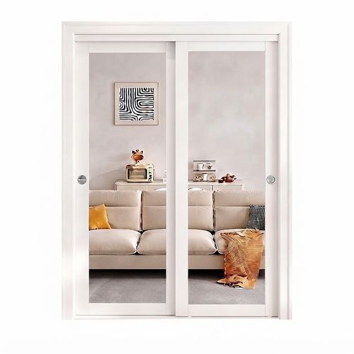 Mirrored Sliding Closet Doors, 60 x 80 in